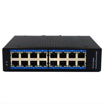 16- porta 10/100Base-TX Switch Ethernet industriale