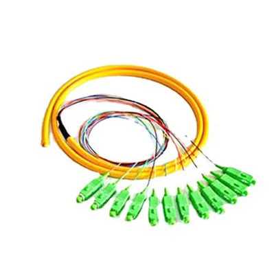 12- core SC/APC FC/APC Singlemode Cavo ottico in trecce sarciniforme