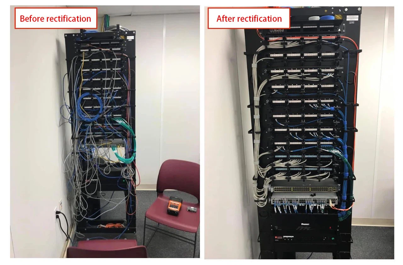 Comparison 2 Before And After Cable Management Comparison 2 Before And After Cable Management