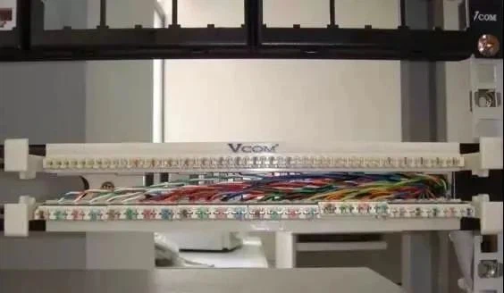 The final result of Complete the installation from left to right, following the white, red, black, yellow, and purple zones which is consistent with the installation color sequence of the 25-pair cable. The final result of Complete the installation from left to right, following the white, red, black, yellow, and purple zones which is consistent with the installation color sequence of the 25-pair cable.