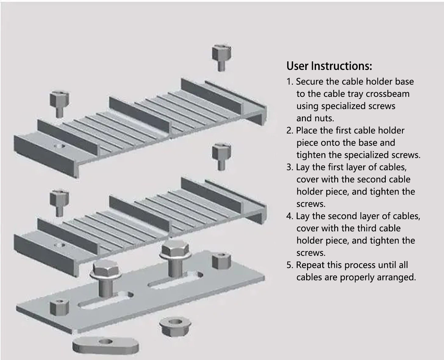User's instruction manual on how to use cable clamps User's instruction manual on how to use cable clamps