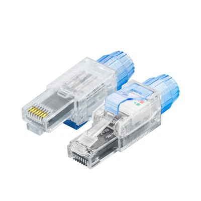 10- gigabit cat6a plug-free rj45
