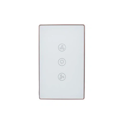 Tri-Touch Intelligent Fan Switch-Pannello intelligente controllato con voce e app